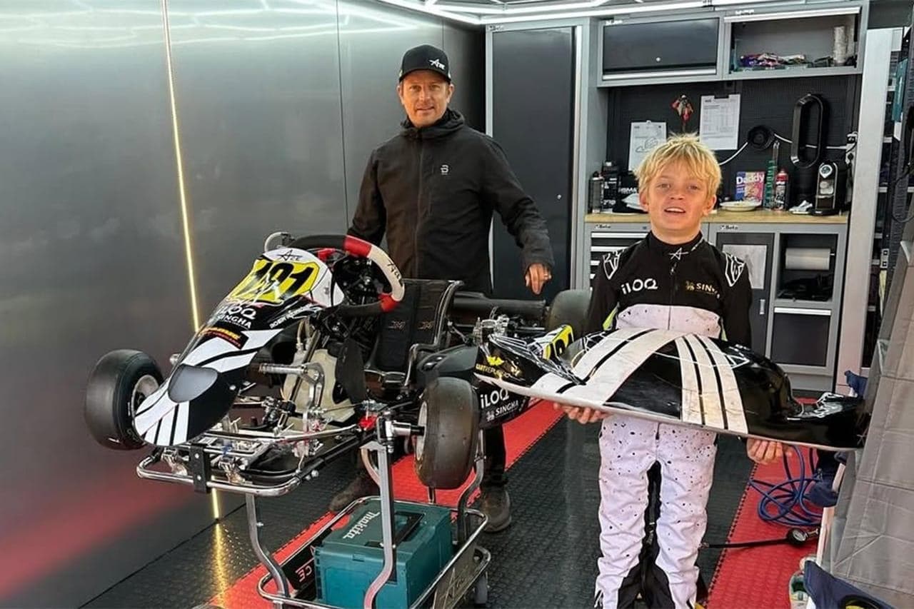 Filho de Kimi Räikkönen entra para programa de jovens pilotos da Red Bull