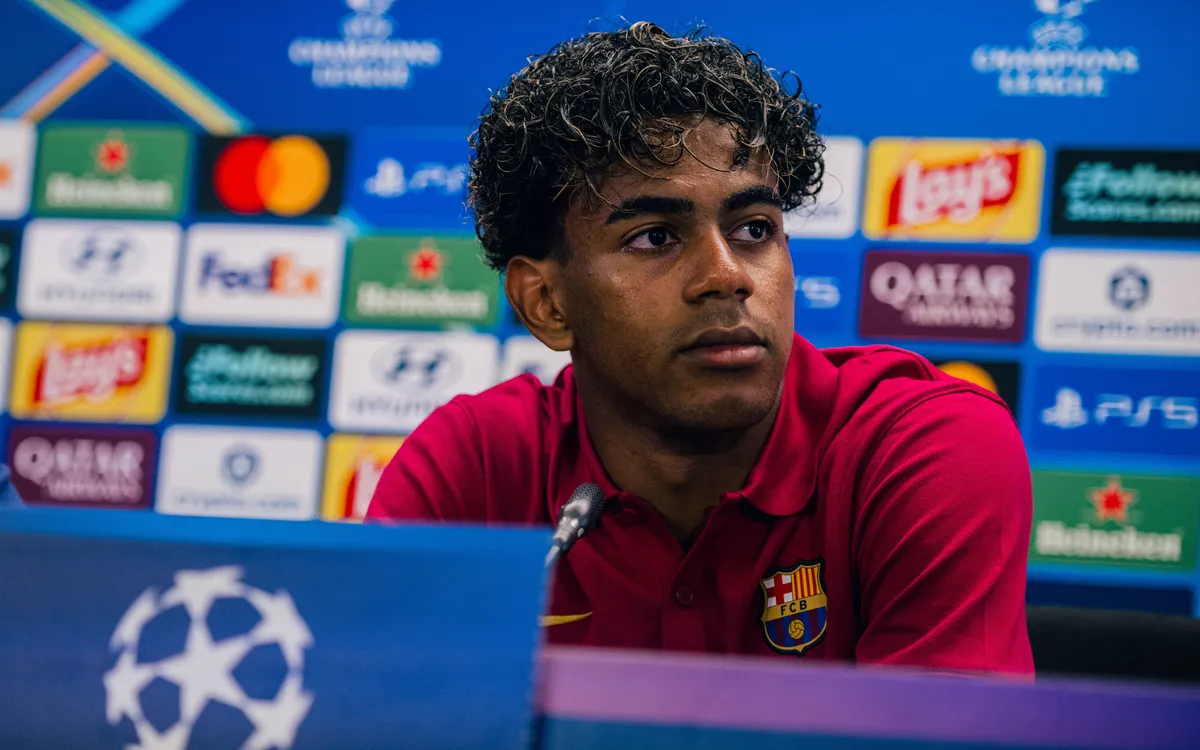 Lamine Yamal aponta Champions como grande objectivo do Barcelona