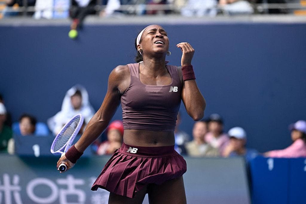 Gauff abdica da defesa do título em Wuhan após semana marcada por desgaste e ataques racistas