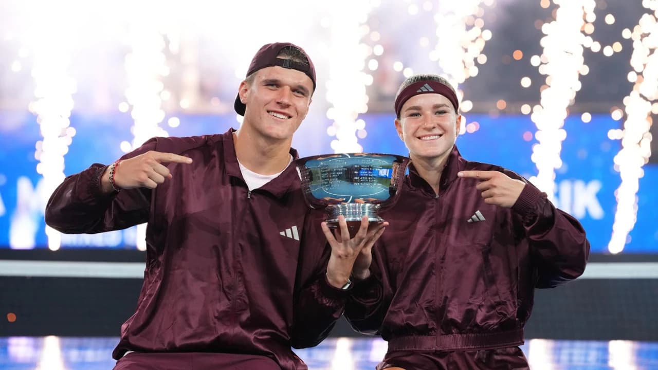 Karolina Muchova e Jakub Mensik conquistam título de duplas mistas do US Open 2026