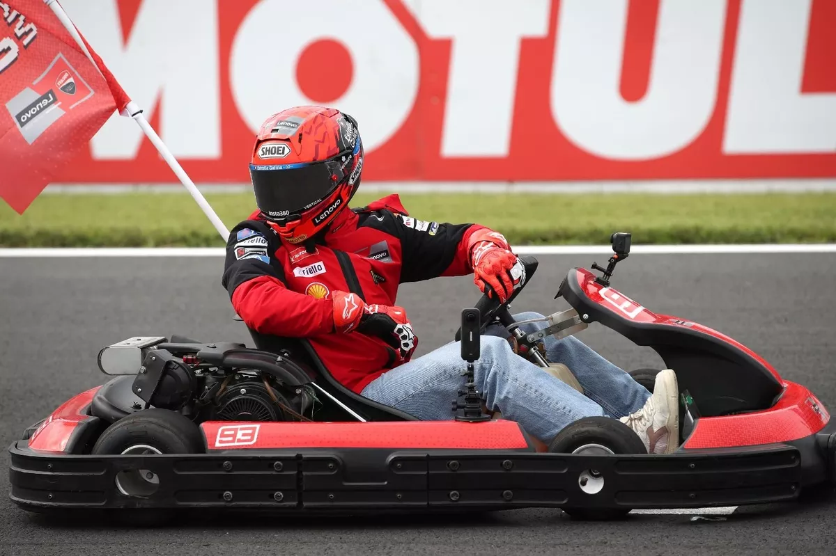 Márquez troca corrida de kart por recuperação física, envia “sósia” e leva reprimenda em Motegi