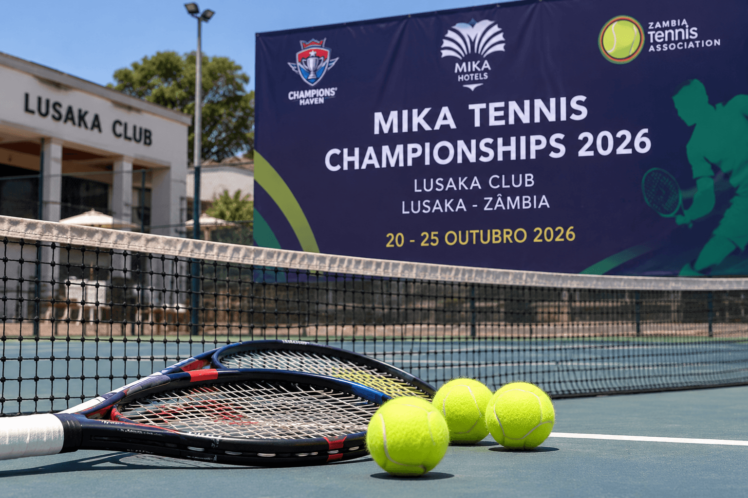 Angola vai indicar dois tenistas para o Mika Tennis Championships 2026, na Zâmbia
